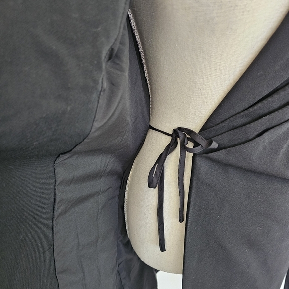 Showpo. "Rosia" Black Blazer Wrap Mini Dress - Picture 8 of 10